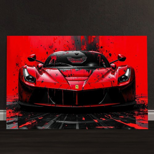 Quadro auto ferrari arte - ✅, quadro,