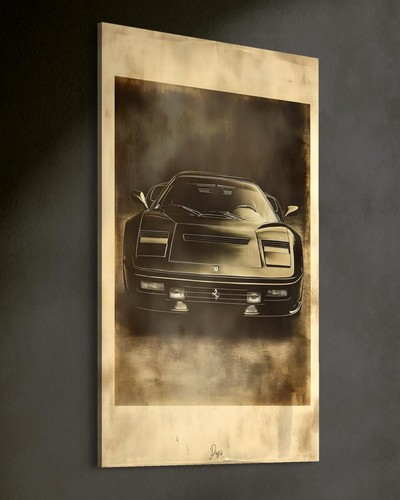 Quadro tela auto ferrari - su,