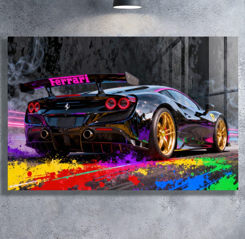 Auto artistica ferrari - auto,