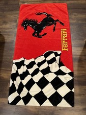 RARO Telo Mare Rosso Ferrari