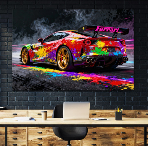 Auto artistica ferrari - auto,